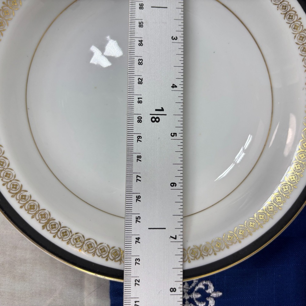 Sone China Kent #2456 rim soup bowl with gold scrollwork - Picture 6 of 6